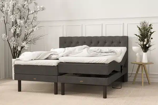 SÖVNN Deluxe Elevationsseng 180x200 Grå